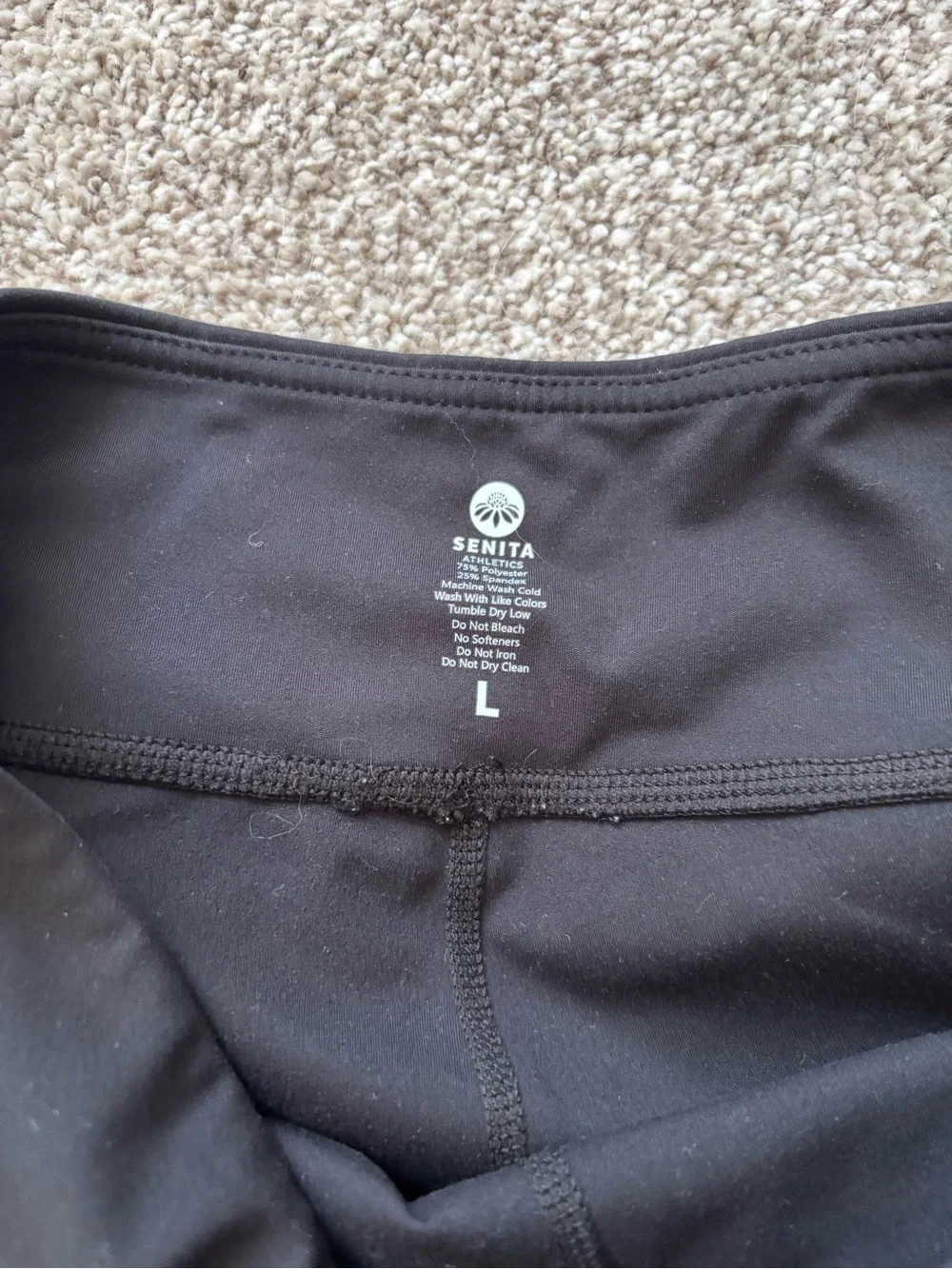 Senita Athletics Black Athletic Shorts
